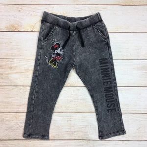 Zara girls 4 Disney Minnie Mouse sweatpants